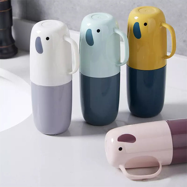 便攜式旅行多功能牙刷杯