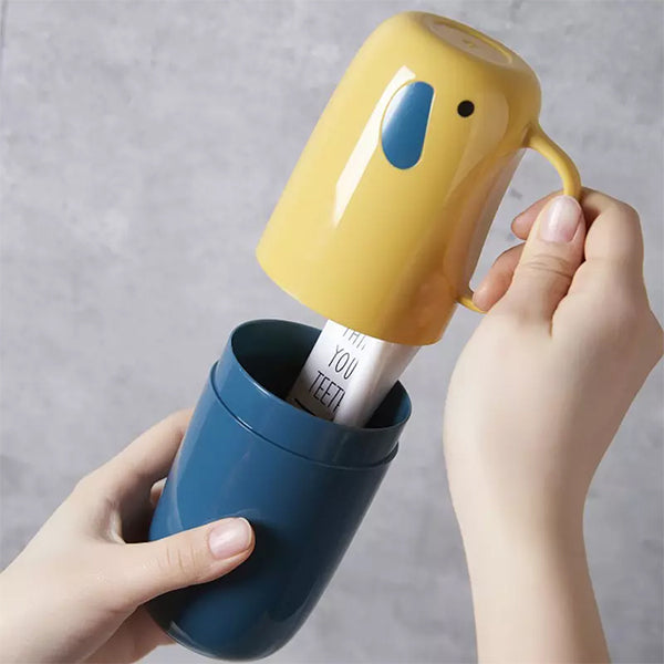 便攜式旅行多功能牙刷杯