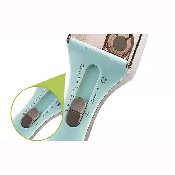 廚房塑膠有刻度量匙兩件套