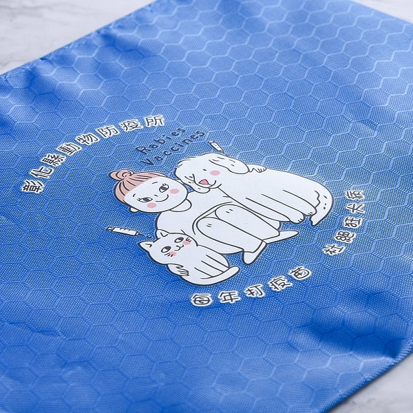 B5拉鍊袋-足球紋牛津布