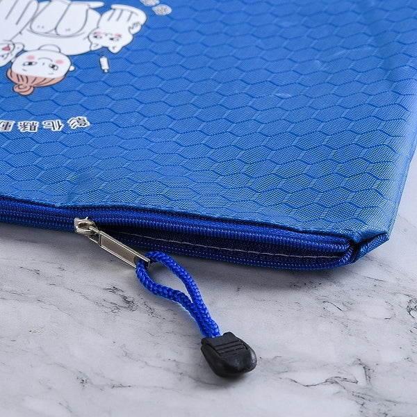 B5拉鍊袋-足球紋牛津布