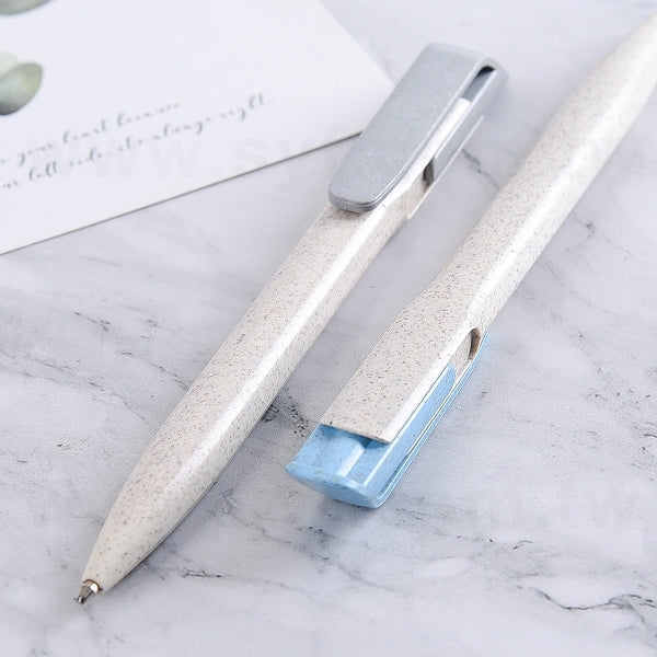 拼色環保小麥秸稈料廣告筆