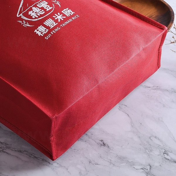不織布購物袋-厚度90G-尺寸W26XH27XD9cm-單面單色印刷