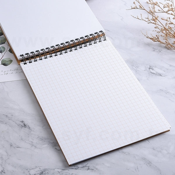 25K牛皮環裝筆記本