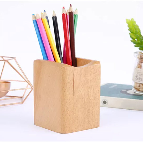 木質桌面筆筒
