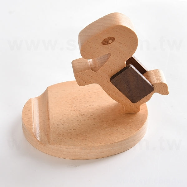 小馬木製手機架