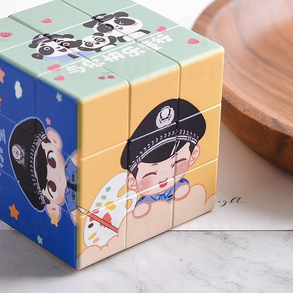 5.7cm九宮格方形ABS魔術方塊(直角)-可印LOGO