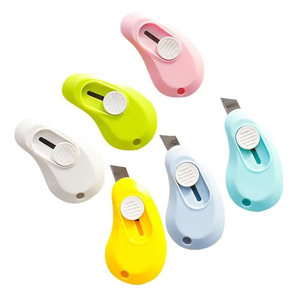 糖果色便攜式迷你美工刀