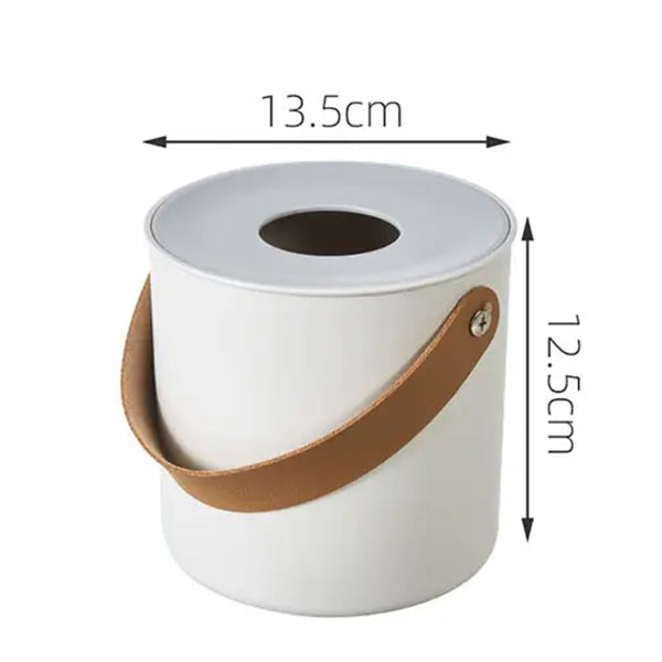 塑料皮革手柄紙巾盒