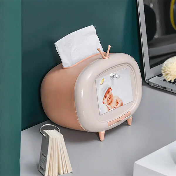 電視造型紙巾盒