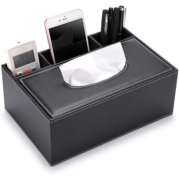 PU皮革多功能紙巾盒