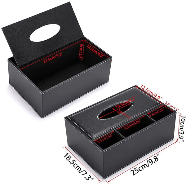 PU皮革多功能紙巾盒