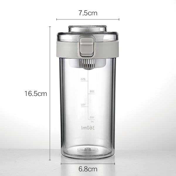 360ml彈蓋式PP隨手杯-附過濾網