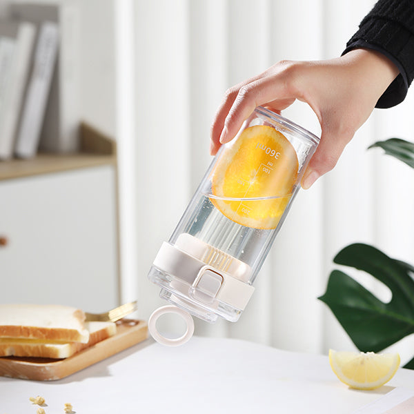 360ml彈蓋式PP隨手杯-附過濾網
