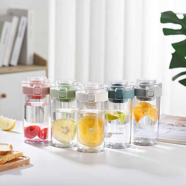 360ml彈蓋式PP隨手杯-附過濾網