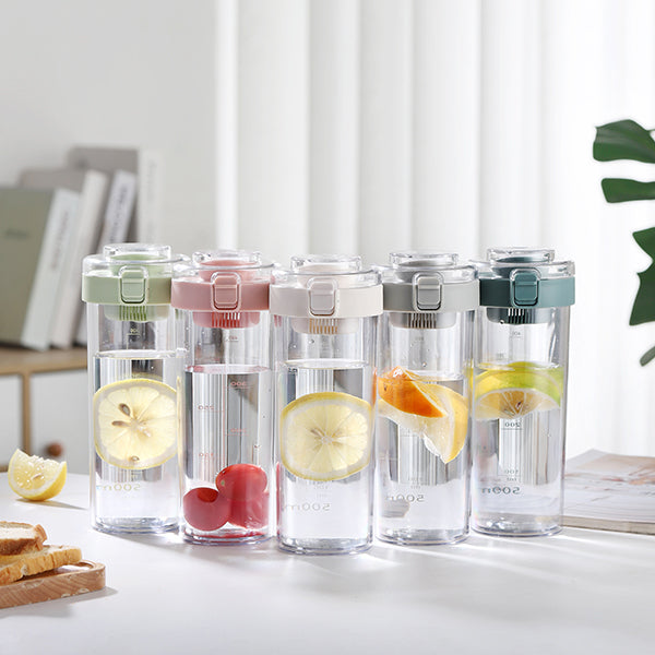 500ml彈蓋式PP隨手杯