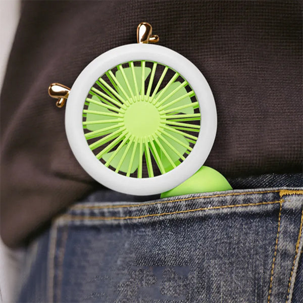 便攜式小夜燈 USB 充電風扇