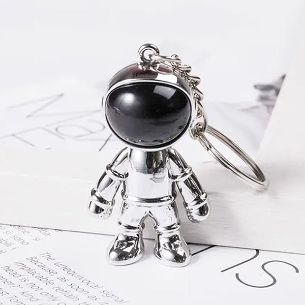 3D立體元宇宙金屬太空機器人鑰匙圈