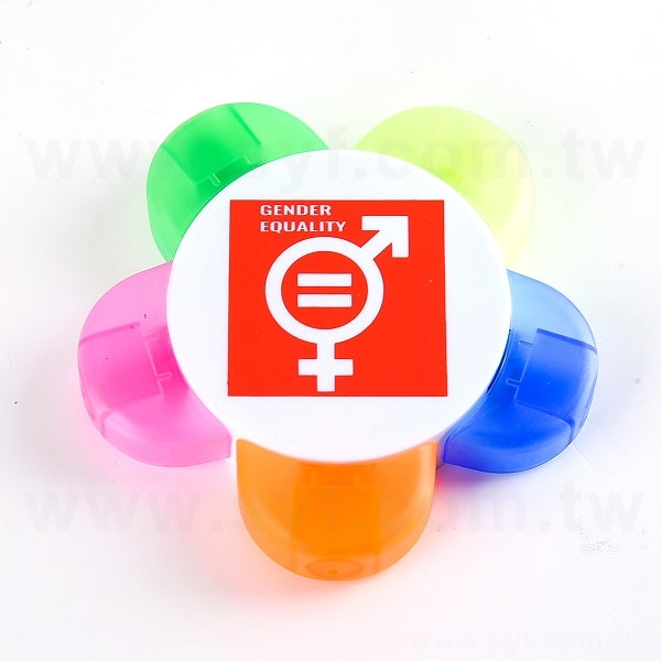 造型花瓣螢光筆