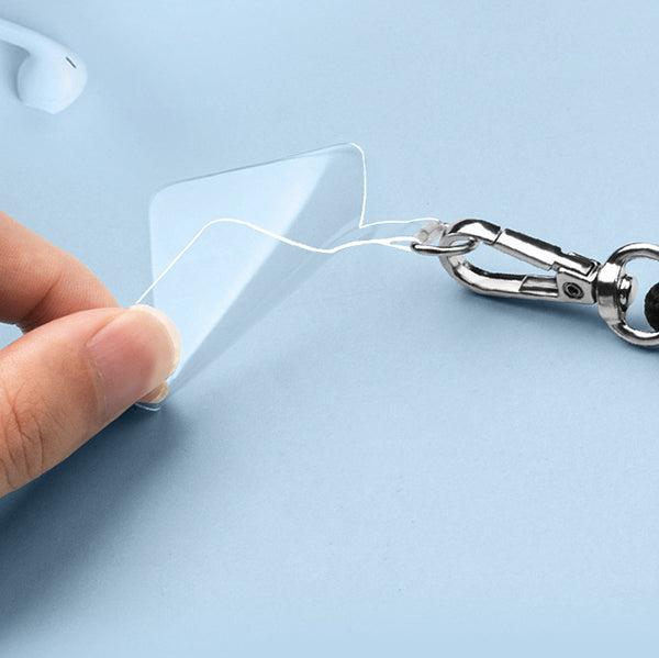 手機掛繩夾片-透明TPU-可印LOGO
