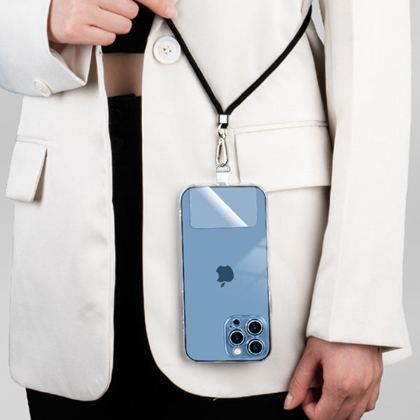 手機掛繩夾片-透明TPU-可印LOGO