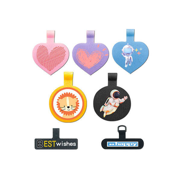 手機掛繩夾片-固化布-可印LOGO