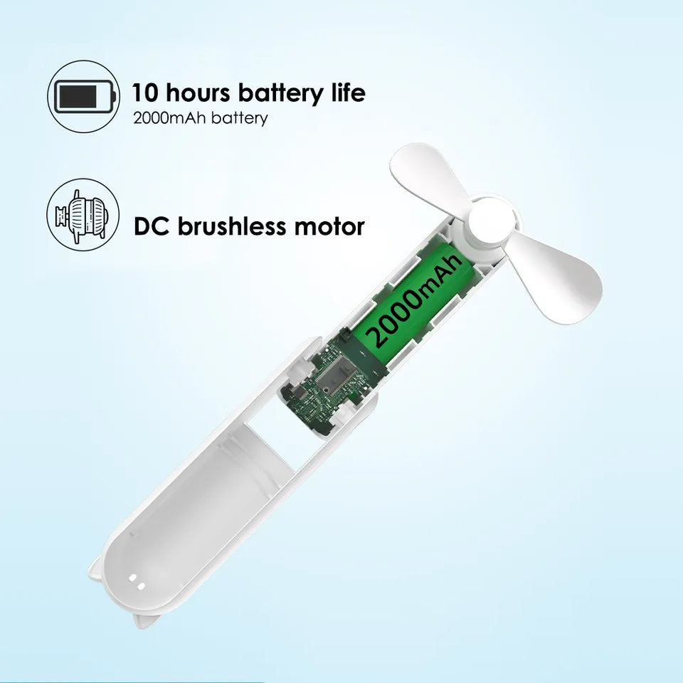 3合1手持式USB折疊風扇