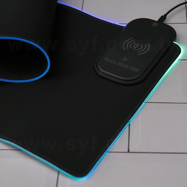 RGB發光無線充滑鼠墊