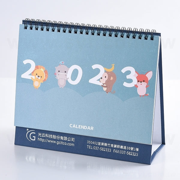 橫式25K三角桌曆