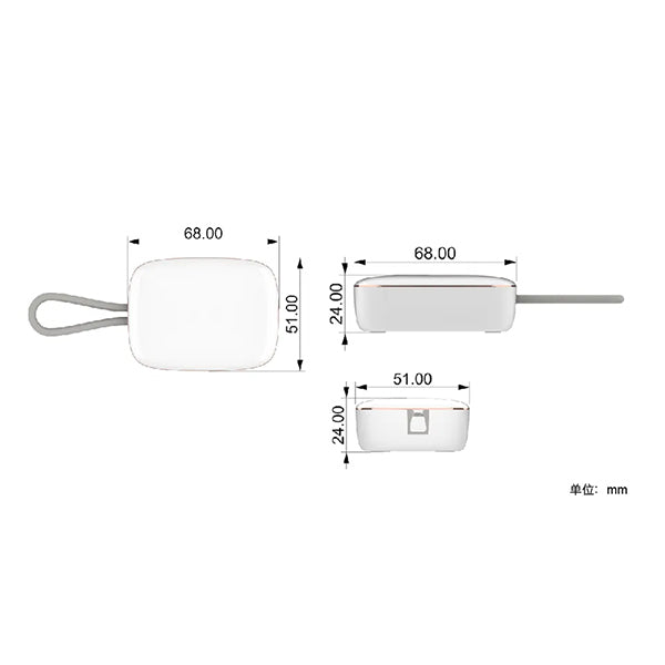 便攜式迷你UVC LED牙刷消毒器旅行盒