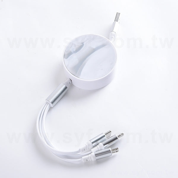 三合一可伸縮傳輸充電線