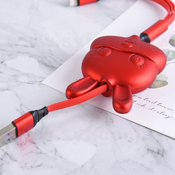 可伸縮傳輸充電線