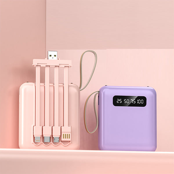 馬卡龍色迷你行動電源