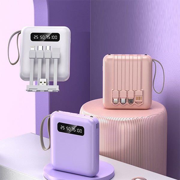 馬卡龍色迷你行動電源