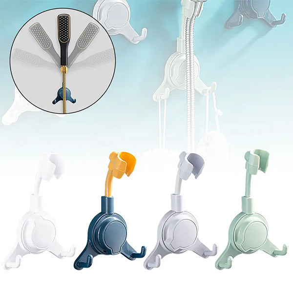 無痕掛勾浴室吸盤蓮蓬頭掛架