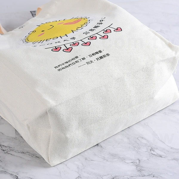 10安米色帆布袋-尺寸W27*H33*D12cm-有底有側