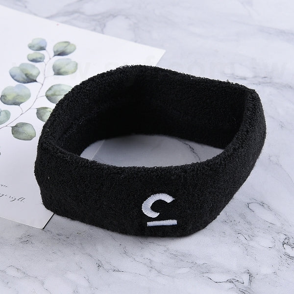 排汗運動棉質髮帶