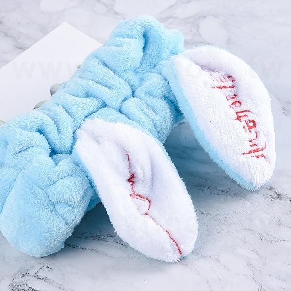 兔耳吸水髮帶-洗臉束髮帶