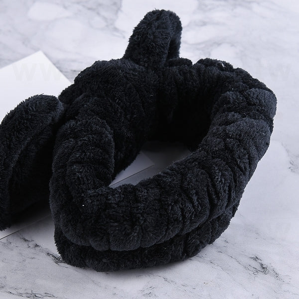 愛心蝴蝶結洗臉束髮帶