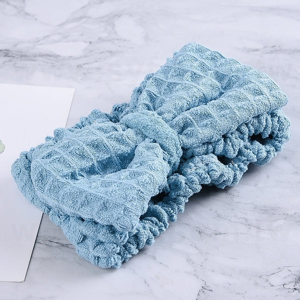 素色蝴蝶結洗臉束髮帶