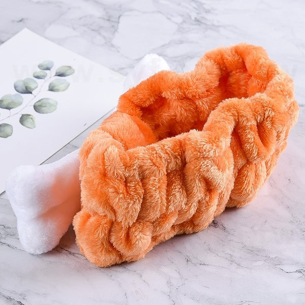 可愛骨頭洗臉束髮帶