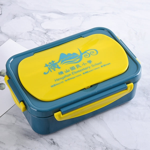 PP餐盒-附叉匙刀筷