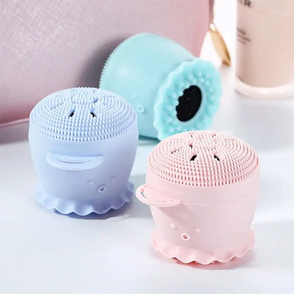 章魚形毛孔去角質黑頭潔面刷