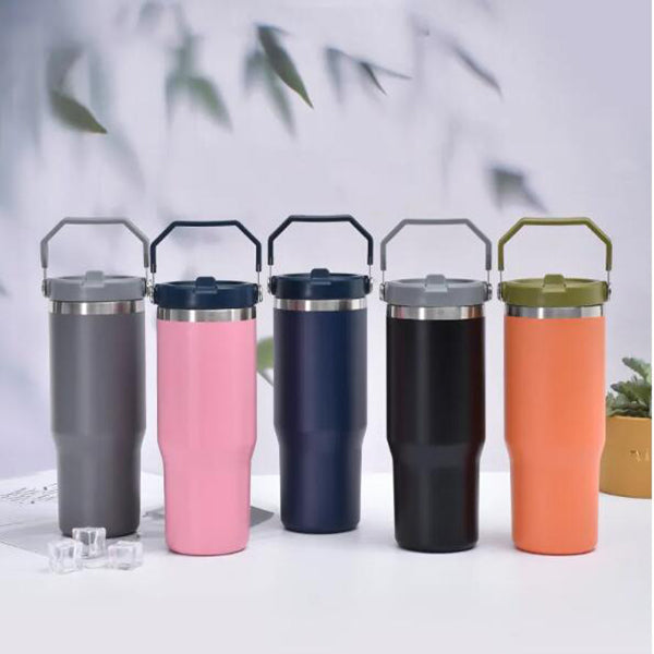 提把不鏽鋼冰霸杯