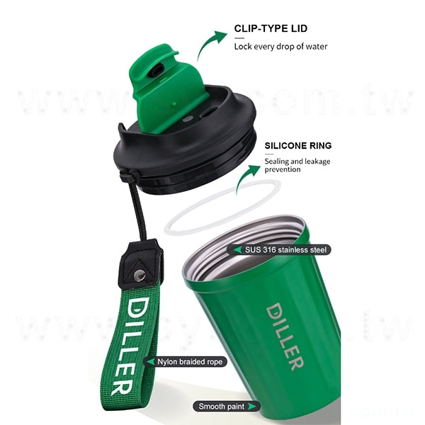 不銹鋼雙層旅行咖啡杯