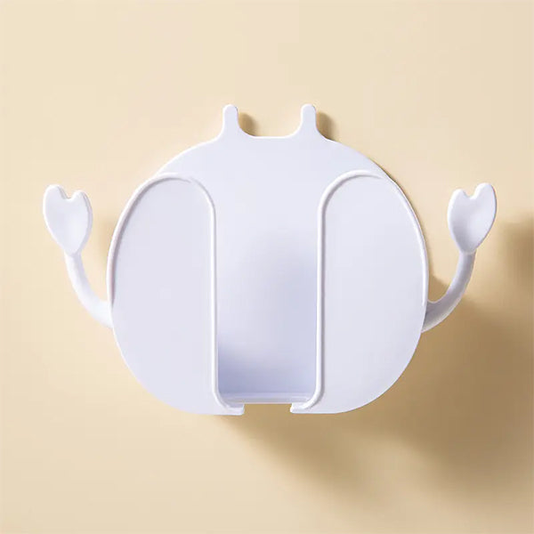 節省空間收納盒手機插頭支架掛鉤