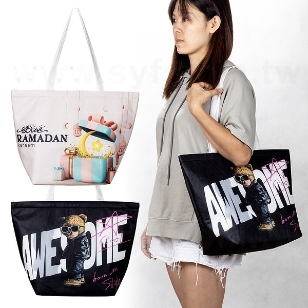 不織布保溫保冰肩背包