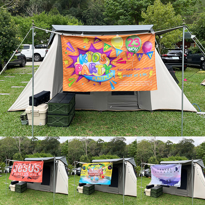 全彩熱昇華手持大布條