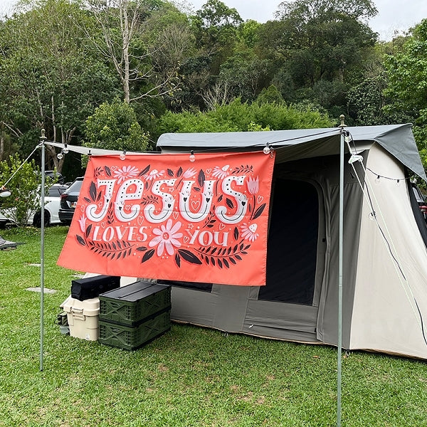 全彩熱昇華手持大布條