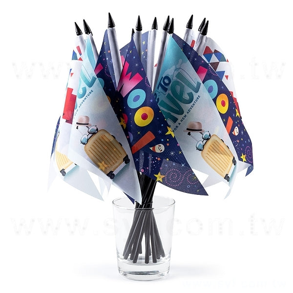 全彩三角手搖旗